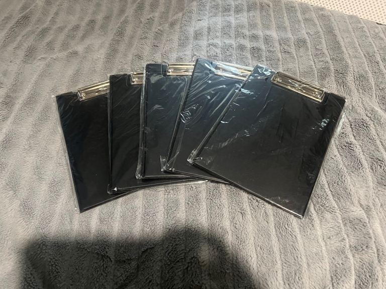 5 x A5 Clipboards