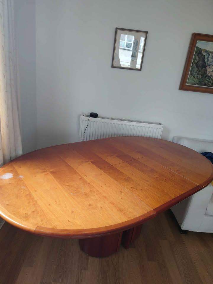 Skovby Danish Extendable Dining Table, Plus 3 Chairs - Good Condition