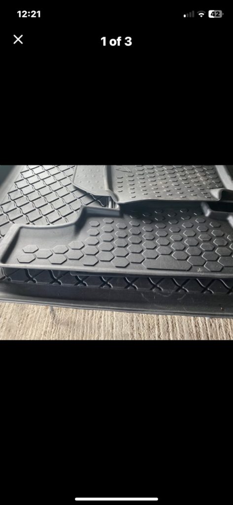 2025 EV Vauxhall combo MPV rubber mats and boot liner