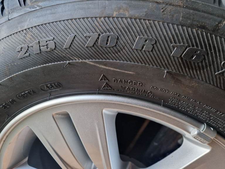 Kia sportage alloy wheel and tyre