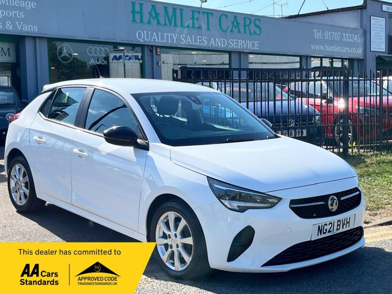 2021 Vauxhall Corsa 1.2 SE Hatchback 5dr Petrol Manual Euro 6 (75 ps) Petrol