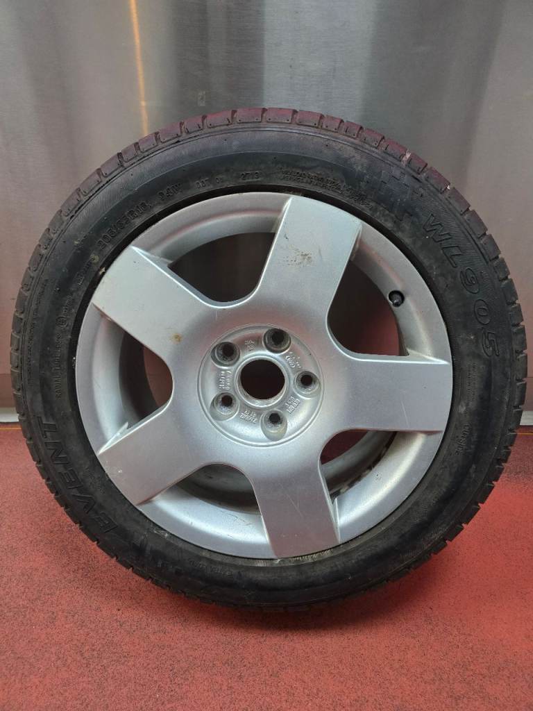 Genuine Audi Alloy Rim & Tyre 205/55/R16 – Good Condition 16" inches Rim and tyre