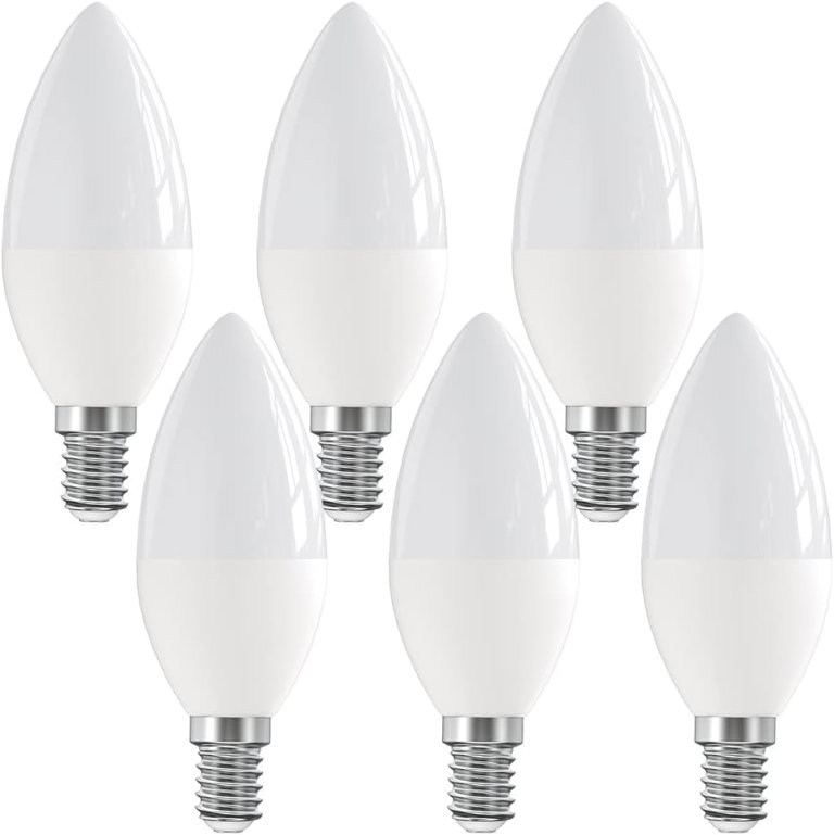 6 Dimmable E14 Led Light Bulbs 5W