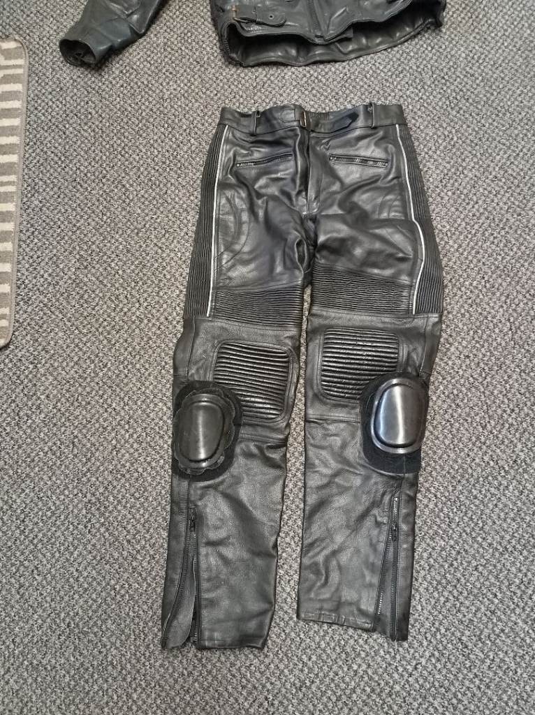 Motorbike lether trousers 