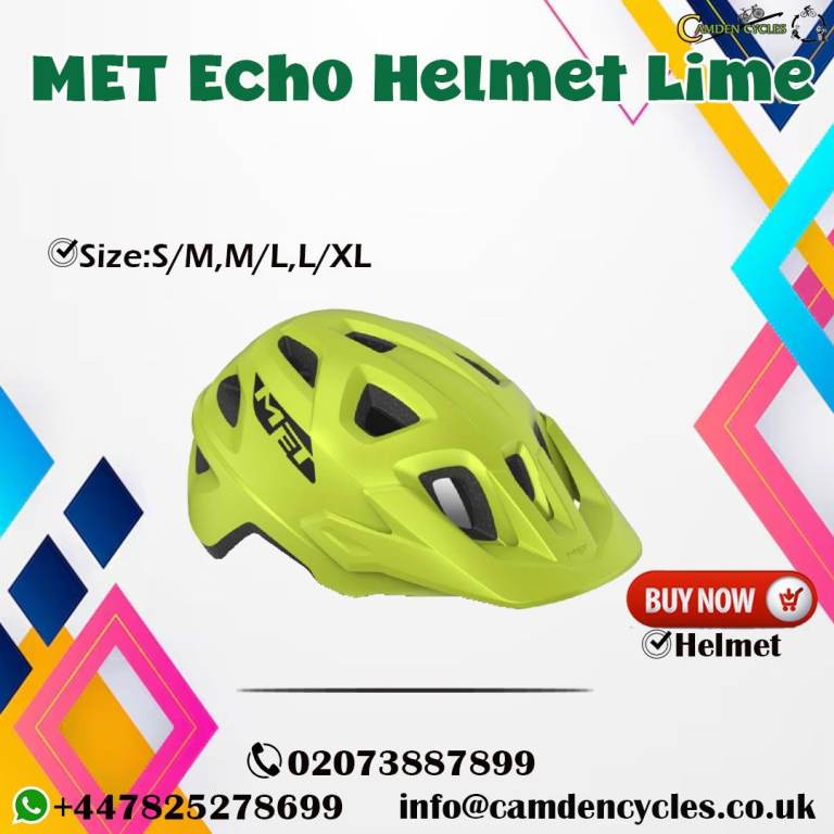 MET Echo Helmet Lime