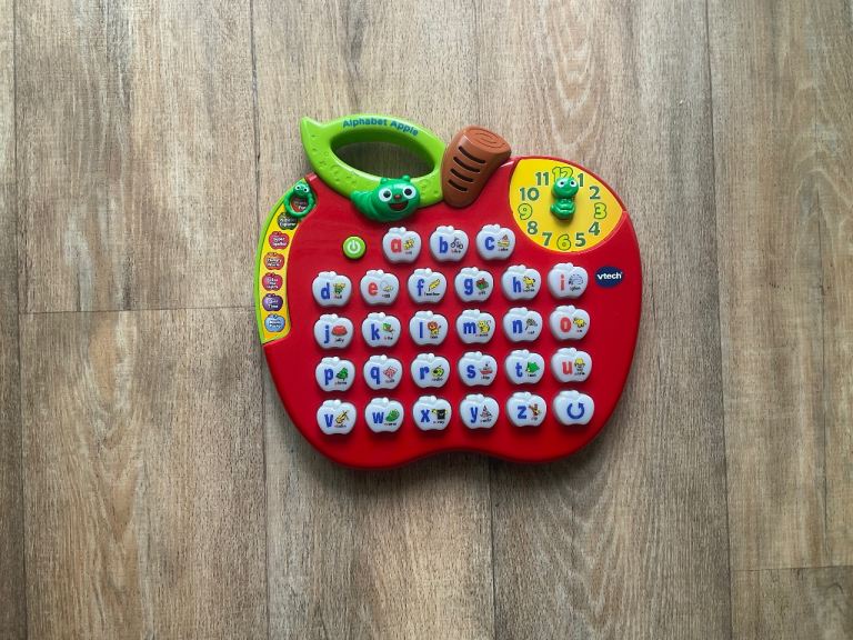 VTech Alphabet Apple Learning Toy – Fully Working