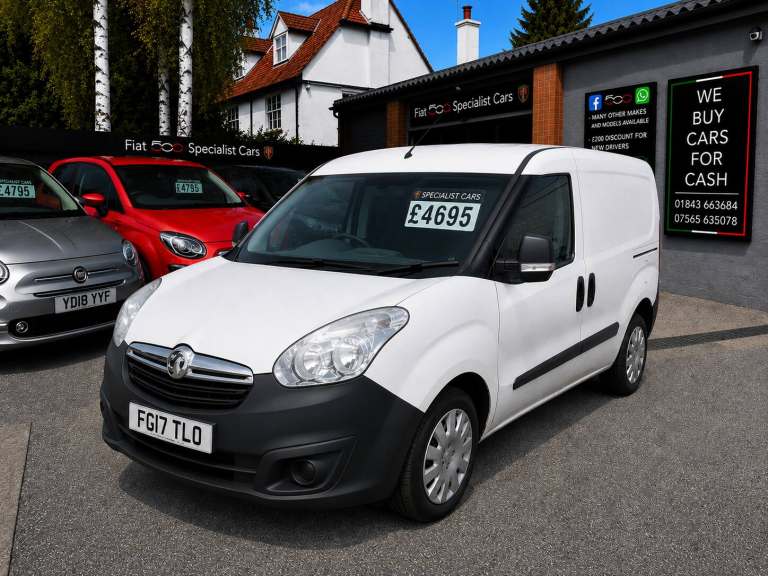 2017 Vauxhall Combo 2300 1.6 CDTI 16V 105ps H1 Crew Van Euro 6 PANEL VAN Diesel Manual