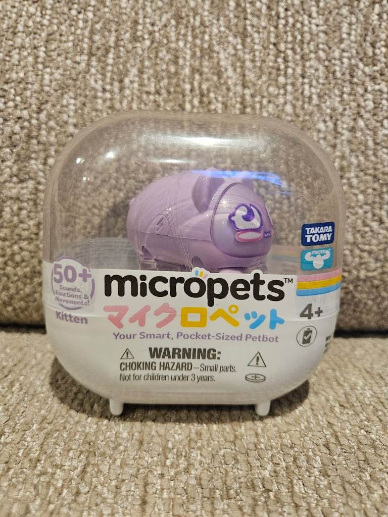 Micropets Kitten Pocket-Sized Petbot – New in Box
