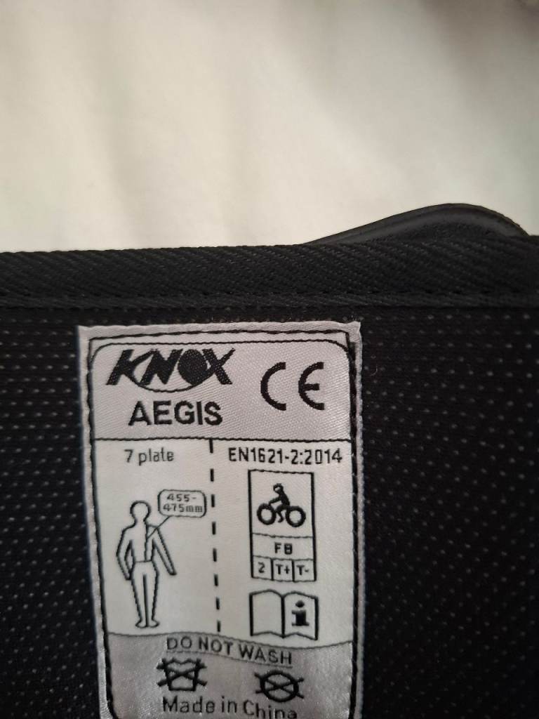 Motorcycle back protector 