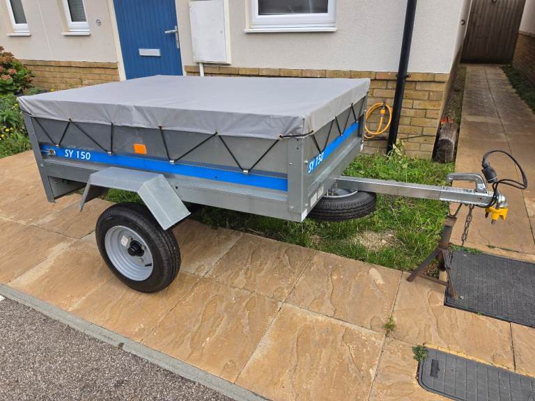 Erde SY150 Trailer with cover 