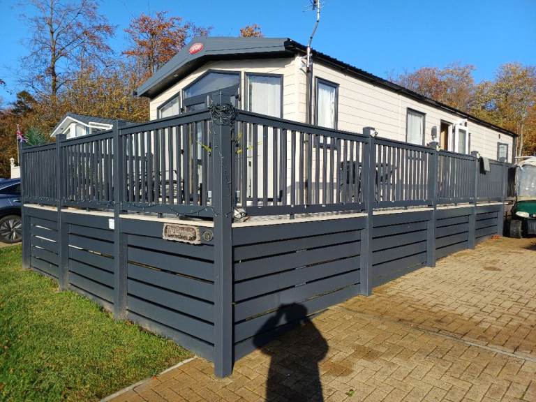STATIC CARAVAN AT PERCY WOOD NORTHUMBERLAND 