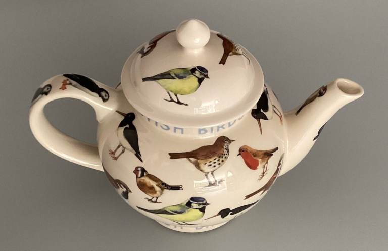 EMMA BRIDGEWATER BRITISH BIRDS 1.4L TEAPOT