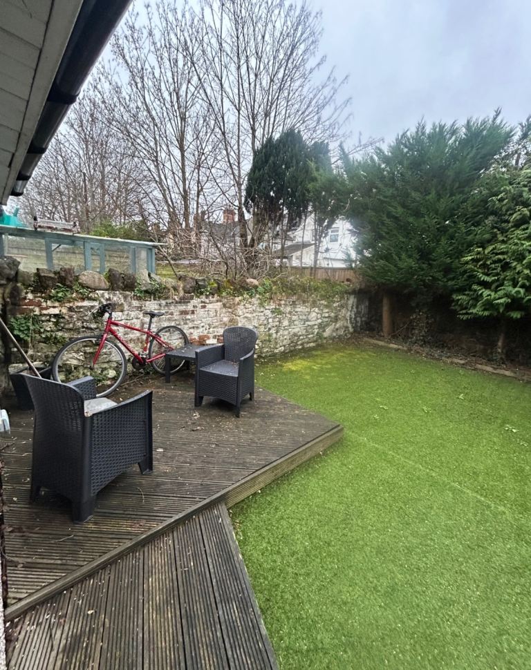 Free patio and Astro turf