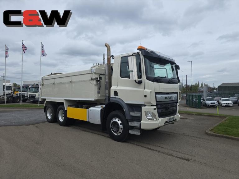 2022(22) DAF FAT CF 380 6x4 Aluminium Insulated Tipper - 241,000Kms