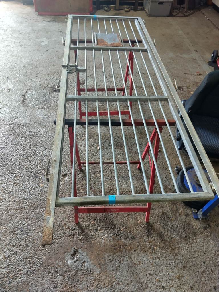 Galvanised Garden Gate - Sturdy steel 