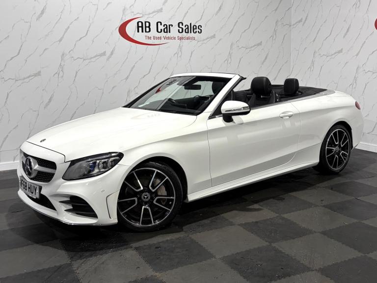 2018 Mercedes-Benz C Class 2.0 C300 AMG Line (Premium) Cabriolet G-Tronic+ Euro 6 (s/s) 2dr CONVE...