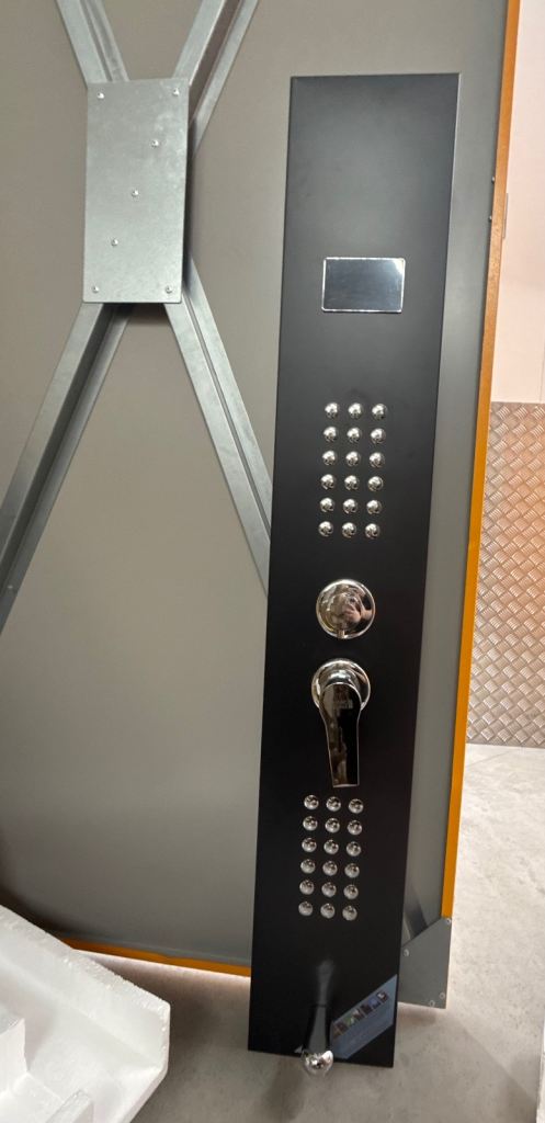 Brand New Living & Home LED Display Shower System with Hand Shower – Black