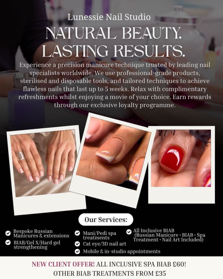 Professional Russian Manicure, BIAB & Nail Extensions in Central London & Mobile