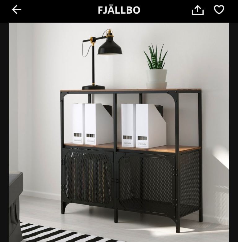 ikea fjallbo shelving unit