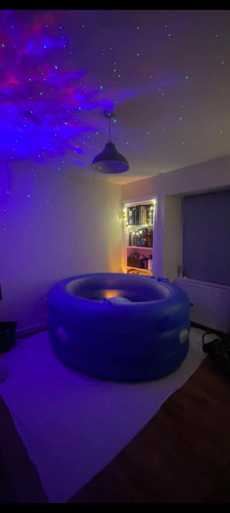 Unused birthing pool