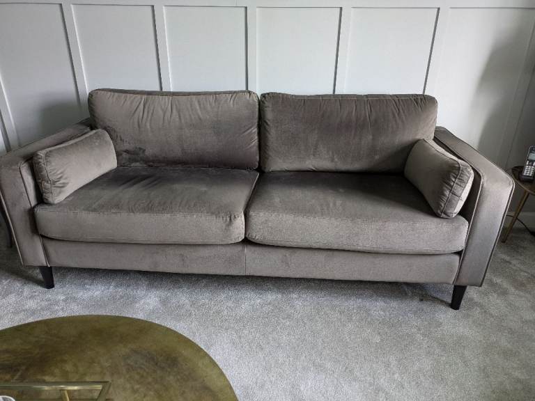 Dark grey sofas - unused.