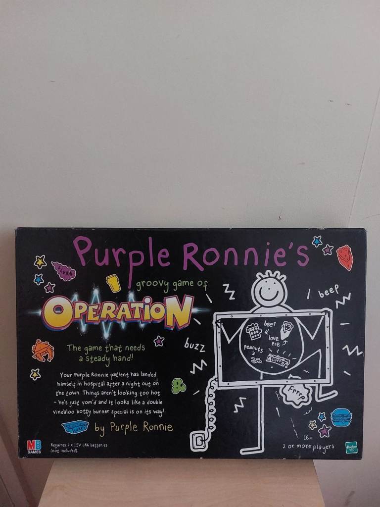 Purple Ronnie's adults operation game 