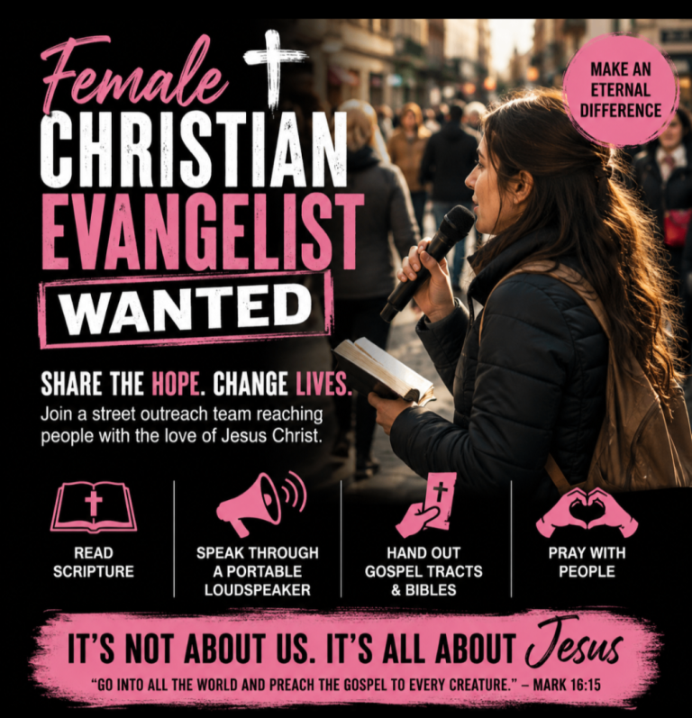 Female Christian Evangelist (Volunteer)