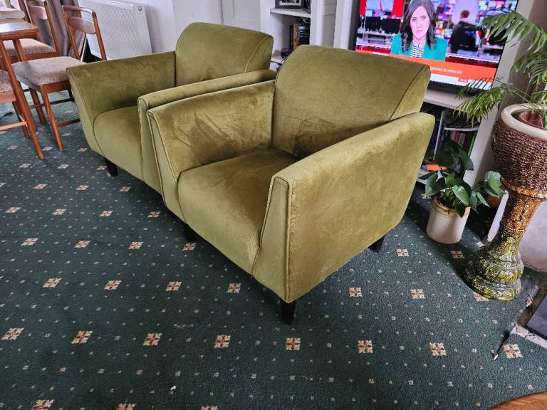 Sofology designer pair of chairs