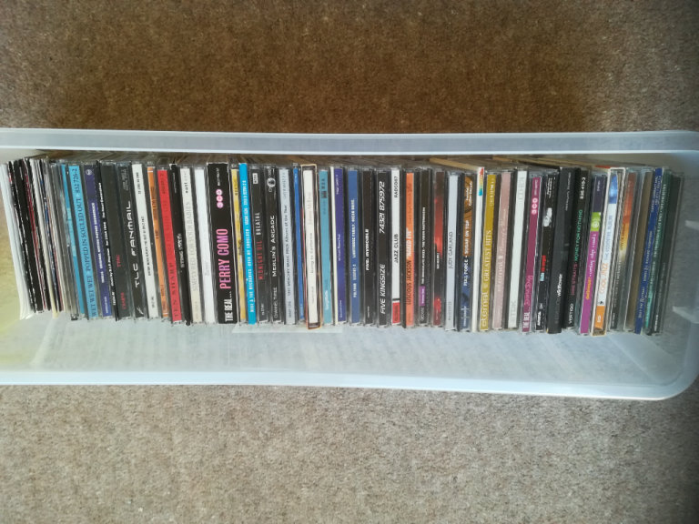 Job lot of 55 cd albums and singles 