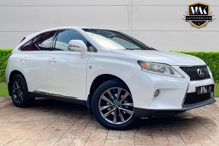 2012 Lexus RX 450h 3.5 F-Sport 5dr CVT Auto - FULL SERVICE ESTATE Petrol/Electric Hybrid Automatic
