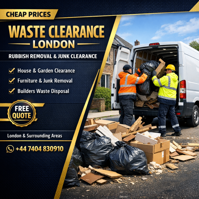 Need fast Waste Clearance London | Junk & Furniture Removal | Call Now