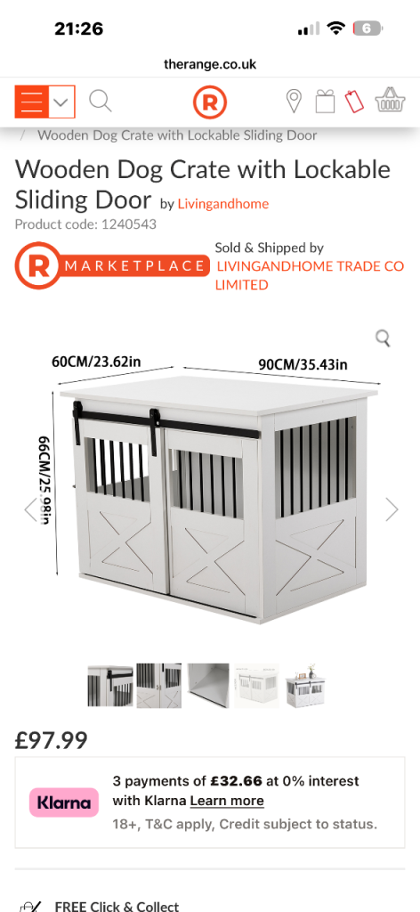 Large pet crate furniture 