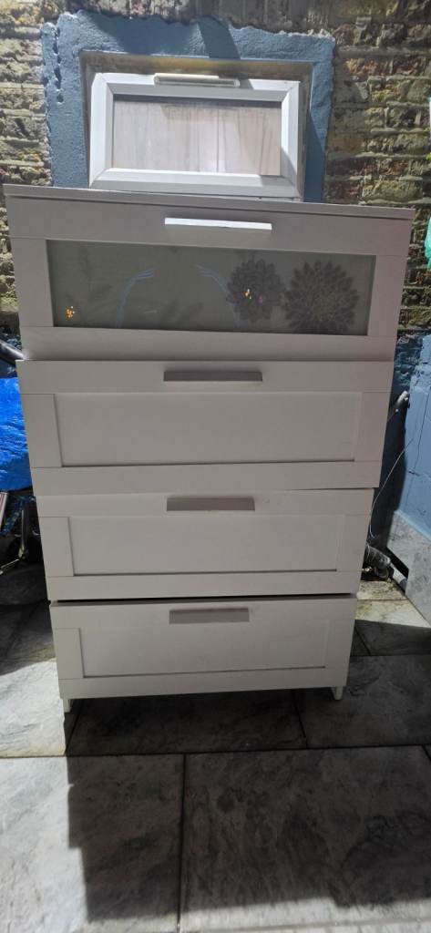 IKEA BRIMNES Tall Storage Cupboard / Chest of Drawers – Repair or Upcycling