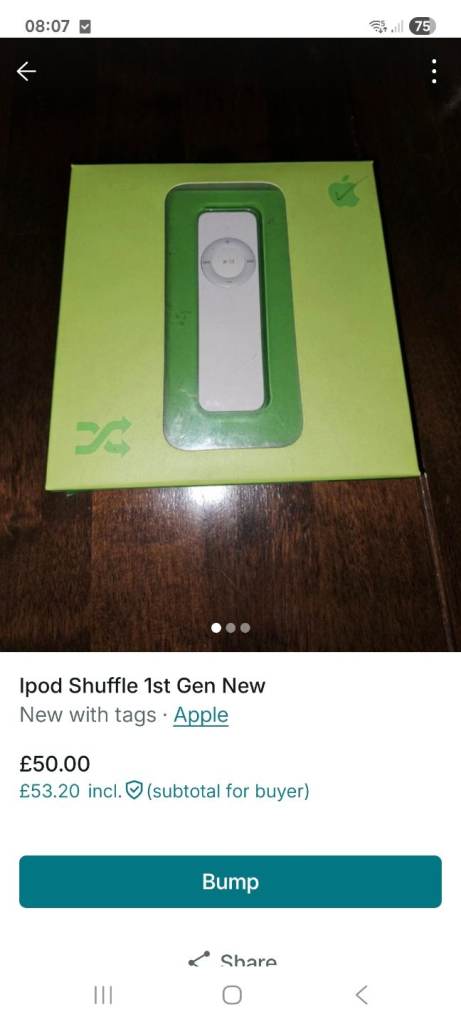 Apple Ipod Shuffle 1st Gen New