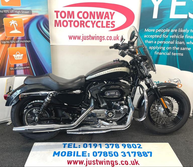 HARLEY DAVIDSON XL1200C CUSTOM SPORTSTER, 2018(18), 11,831 MILE, FSH, £6995