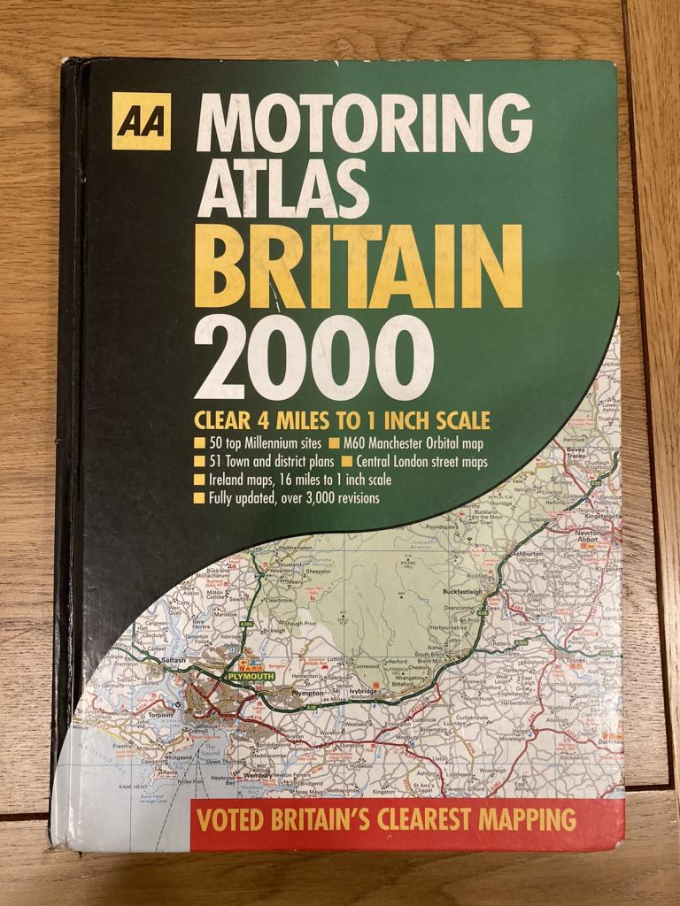 AA Motoring Atlas of Britain 2000