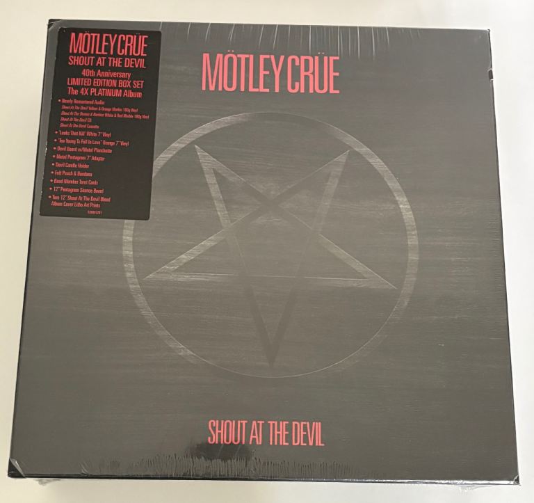 Motley Crue Shout at the Devil 40th Anniversary Limited Edition Box Set – Sealed