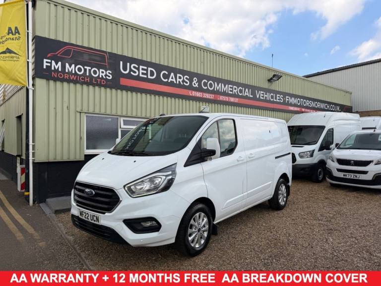 2022 22 FORD TRANSIT CUSTOM 2.0 300 ECOBLUE LIMITED PANEL VAN 5DR DIESEL MANUAL