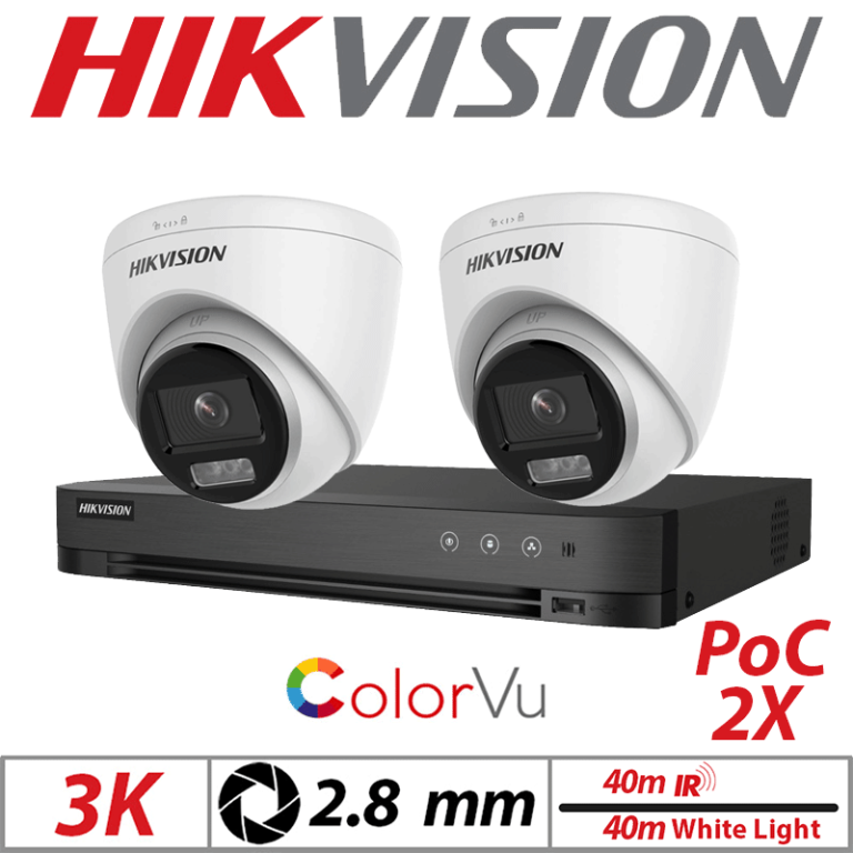 Hikvision HiLook 2x Cameras CCTv system for sale! Fully Fitted