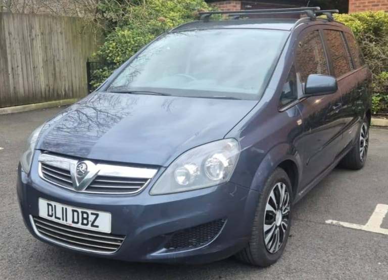 7 Seater. Low Mileage. 2 Previous Owners. MOT: 10/10/2026. 2011 Vauxhall Zafira Exclusiv 1.6 Petrol