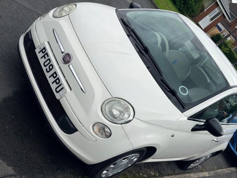 Fiat, 500, Hatchback, 2009, Manual, 1242 (cc), 3 doors FSH