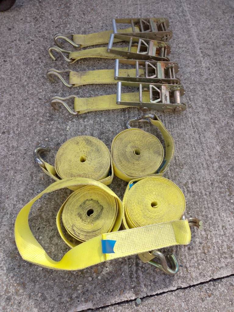 Cargo Stop UK Ratchet Straps - 9.5 Metre, Good Condition