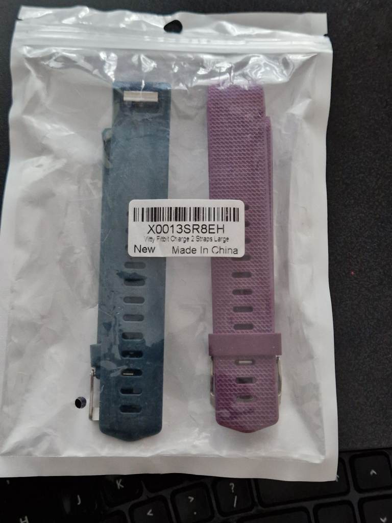2 x Fitbit Charge 2 Straps - Large - New
