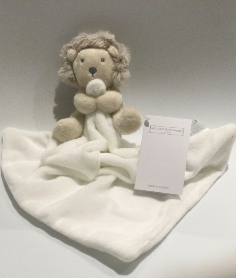 The Little White Company Lion Baby comforter soft toy New