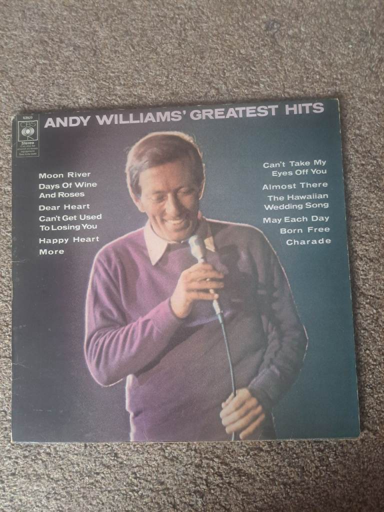 Andy Williams' Greatest Hits 12" Vinyl Album