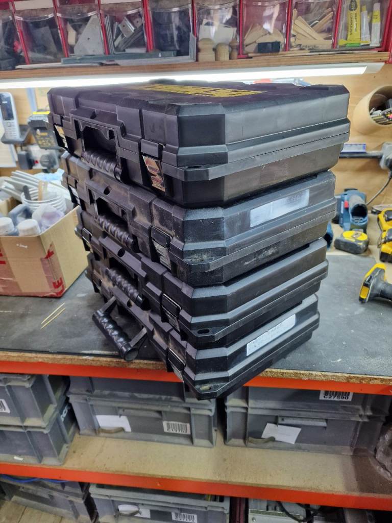 DeWalt tool boxes 4 off
