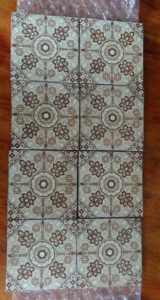 Set of Antique  Minton Tiles suitable for fireplace or other restoration