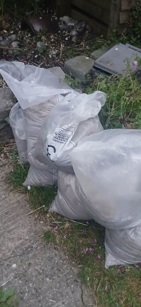 Bags of Building Aggregate/Sand Mix – Used Condition