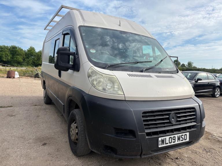 2009 Fiat Ducato Campervan High Roof Van 120 Accident Damaged Salvage PANEL VAN Diesel Manual