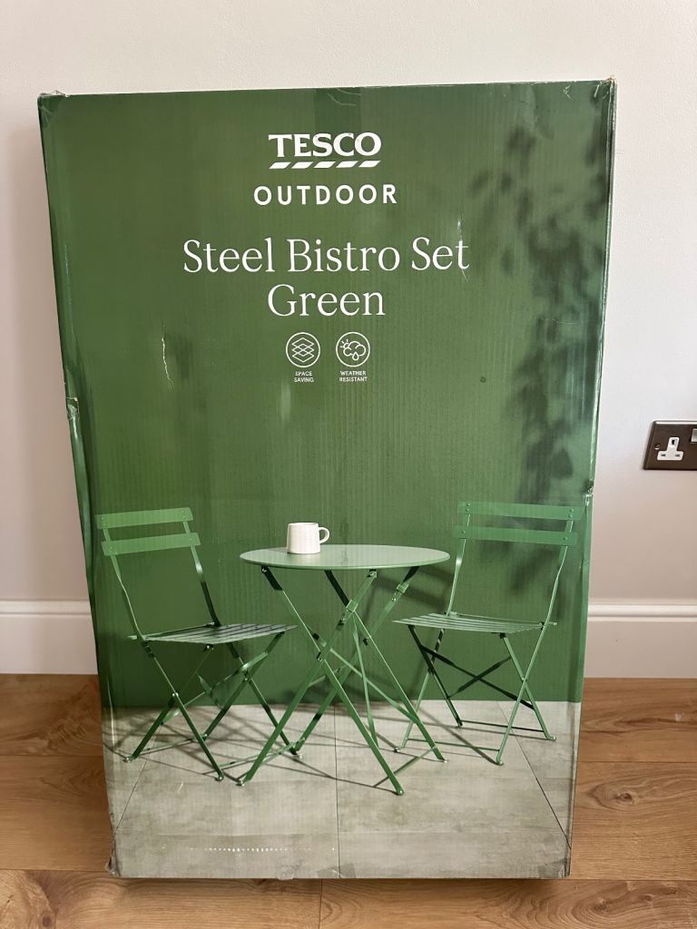 Two bistro chairs